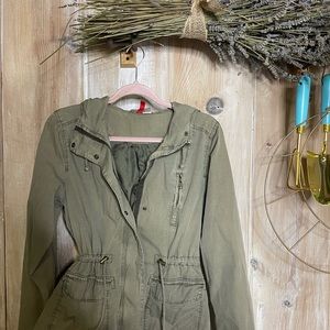 H&M Washed Out Military Vibe Jacket
